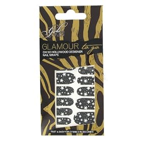 Girls with Attitude Glamour to Go Star Designer Nail Wraps