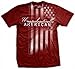 Unapologetically American Ranger Up Patriotic Tshirt - RU076,Red,XXL