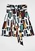 Lauren Conrad Cindy Skirt in Brush Strokes