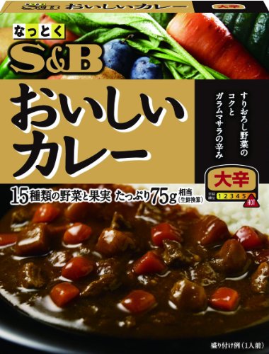 S&B なっとくのおいしいカレー 大辛 180g×6個 S&B なっとくのおいしいカレー 大辛 180g×6個