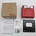Wheelock AS-24MCW-FR 129024 Audible Strobe, Multi-Candela, Wall Mt, 24-Vdc, Red