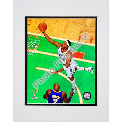 Photo File Boston Celtics Paul Pierce 2010 Nba Finals Game 4 8X10 Matted Photo