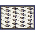 Baltimore Ravens All-Over Logo Rug