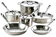 All Clad Copper Core 10-Piece Cookware Set