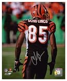 Chad Johnson Cincinnati Bengals - Ocho Cinco Back Shot - Autographed 8x10 Photograph