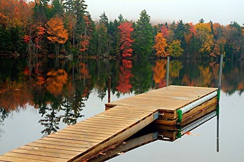 Dock on Seventh Lake - Seventh Lake, Dock Photo, 7th Lake, Adirondack Scenery
