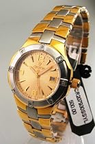 WOMENS CROTON STEEL DIAMOND DATE WATCH CR207930SSYL