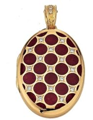 Victor Mayer 18K Gold Diamond Locket 18K Yellow Gold
