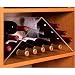 Acrylic Wine Rack - Pyramid Bottle Storage and Display By October Company