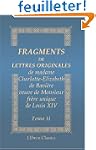 Fragments de lettres originales de ma...