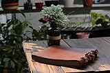 Valery Genuine Leather Handcrafted Writing Blank Journal Sketchbook with Handmade Paper -7.16x7.4''-100 Sheets 200 Pages-brown-valentine's Gift