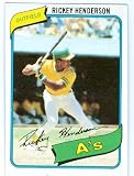 Rickey Henderson 1980 Topps Baseball Card #482 Oakland A's - excellent condition unsigned rookie card