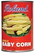 Roland Whole Baby Corn in Brine, 15-Ounce Can (Pack of 24)