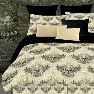 Winged Skull Twin Bed In a Bag