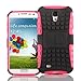 KaysCase ArmorBox Cover Case for Samsung Galaxy S4 SIV S IV Smart Phone (PINK)