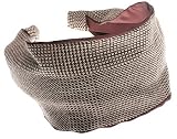 L. Erickson USA Two Tone Scarf Headband - Brown Weavers Italian Silk