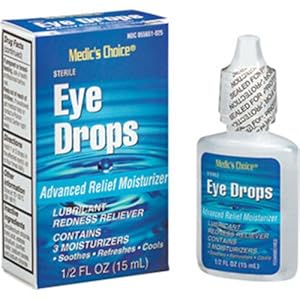 Eye Drops, Industrial Strength for Welder&rsquo;s Arc, 1/2 oz Bottle