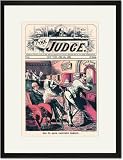 Black Framed/Matted Print 17x23, Judge: How to Make Cashiers Honest
