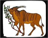 Mouse Pad with animal, goat, gazelle