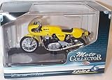 solido yellow commando production racer bike 1.18 scale diecast model