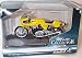 solido yellow commando production racer bike 1.18 scale diecast model