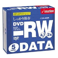 Imation  DVD-RW 4.7GB データ用 5枚パック DVD-RW 4.7PBEx5