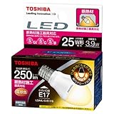 東芝 E-CORE(イー・コア) LED電球 ミニクリプトン形 3.9W (光が広がるタイプ・断熱材施工器具対応・小形電球25W相当・250ルーメン・電球色) LDA4L-G-E17/S