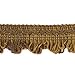 Expo CN022043P96-24 24 yd of Conso Scallop Braid Trim, Olive Multi