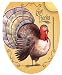 Toilet Tattoos TT-T100-O Thanksgiving Design, Elongated