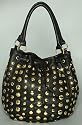 Deux Lux The Piper Studded Drawstring Bag in Black,Bags (Handbags/Totes) for Women