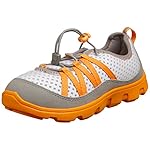 [クロックス] Crocs Duet Sport Bungee Sneaker GS 16225 smoke/mango (smoke/mango/J3)