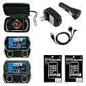 PSP Go PSPGo Accessory. Accessory Kit for Sony PSP Go including PSP Go Pouch + PSP Go Skin case + Hard Crystal Case + USB Wall Charger + USB Car Charger + USB Data Cable + 2x Screen Protectors