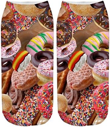 TRENDY STYLISH Harajuku Plant Floral BUDS Scenic Spot Socks Funny Anklet Socks