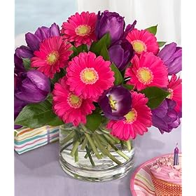 Free Vase with Flower Order! Birthday Pop