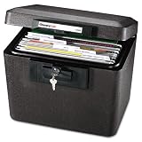 SentrySafe 1170 Black 1/2 Hour FIRE-SAFE File, 0.61 Cubic Feet, Black
