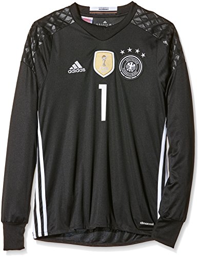 adidas Kinder Trikot DFB Goalkeeper Jersey Youth Neuer, black, 176, B74833