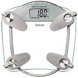 Taylor 5599 440 Pound Tempered Glass Body Fat-Body Water Scale