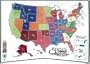 50 State Quarter Display Map Folder