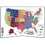 50 State Quarter Display Map Folder