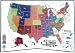 50 State Quarter Display Map Folder