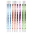 Zak Reusable Polycarbonate Dot Straws - Set of 12