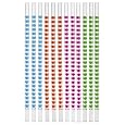 Zak Reusable Polycarbonate Dot Straws - Set of 12