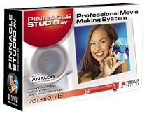 Pinnacle Systems 210100187 Studio AV V8 Video Editing For Analog Camcorders Card INCL