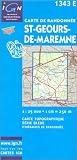 Carte de randonnée : St-Geours de Maremne
