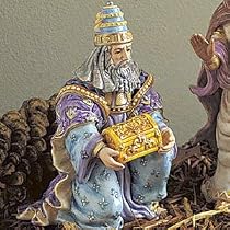 FITZ AND FLOYD NATIVITY FIGURINES NAT WISE MAN 3-BABYLON
