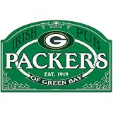 Wincraft Green Bay Packers St. Patrick's Day Wooden Sign Each