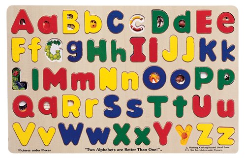 Melissa and Doug Upper & Lower Case Alphabet