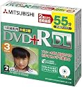 三菱化学メディア 8cmDVD+R DL 2.6GB ビデオカメラ用 1X3枚 7mmジュエルケース入 VTR55NP1X3