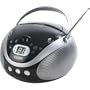 Coby CX-CD241 Portable CD Player with AM/FM Stereo Tuner, Black
