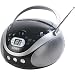 Coby CX-CD241 Portable CD Player with AM/FM Stereo Tuner, Black